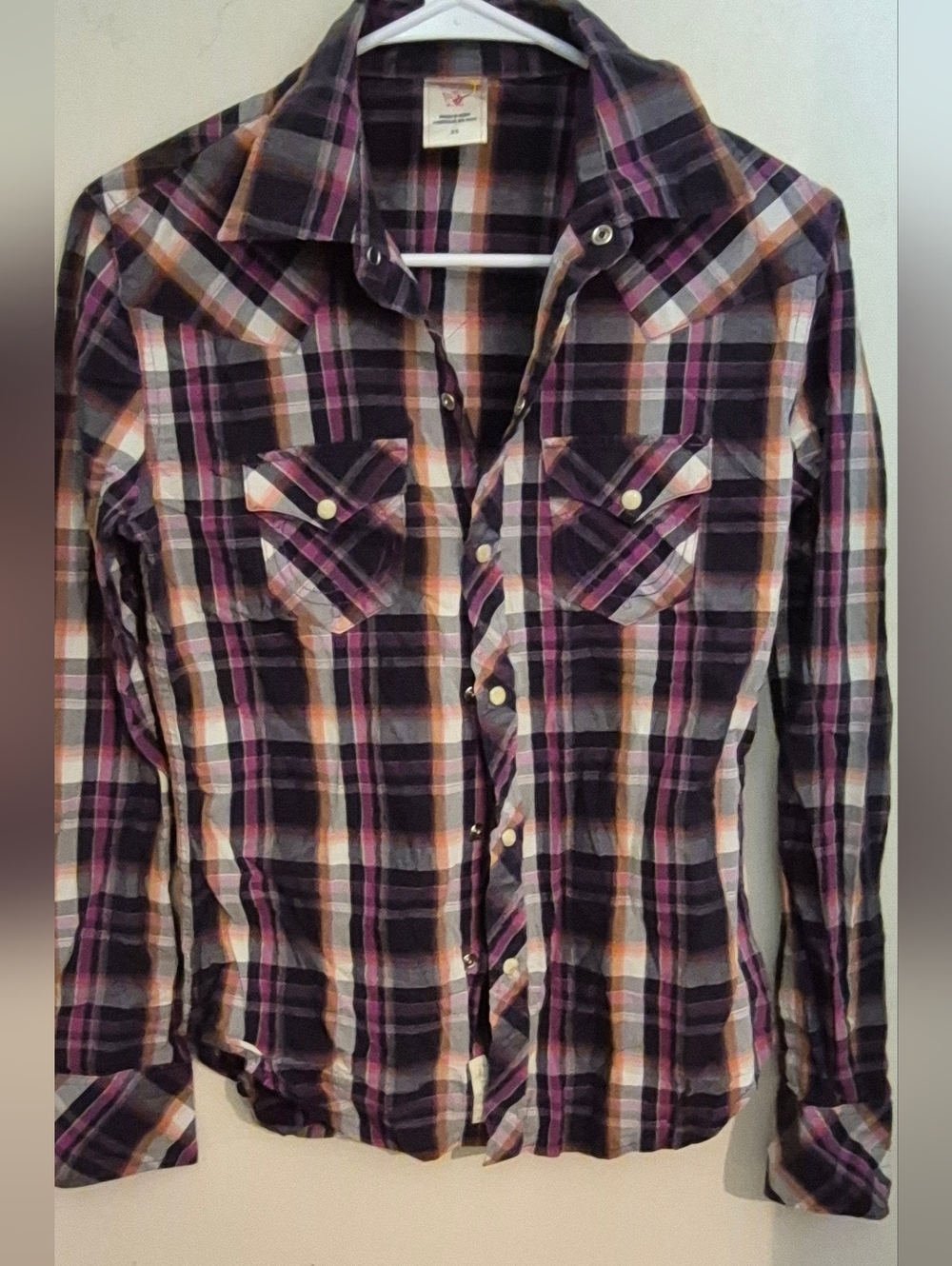 True Religion Plaid Shirt Sz.XS